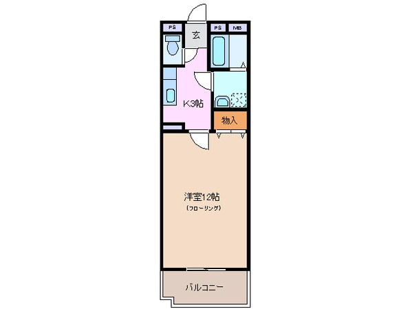 蓮花寺駅 徒歩5分 2階の物件間取画像